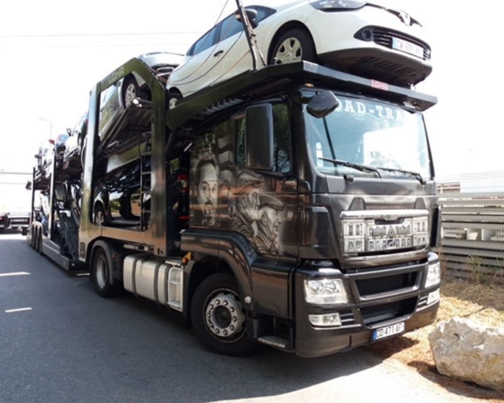 Transport de voiture par camion en France et en Europe - Kyncar